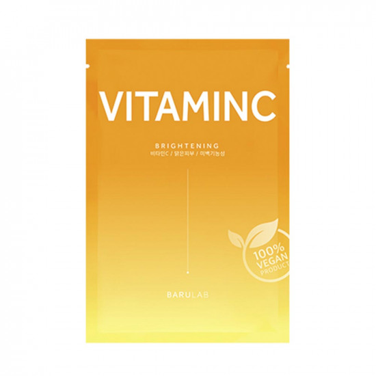 Веганская осветляющая тканевая маска с витамином С Barulab The Clean Vegan ​Vitamin C Mask