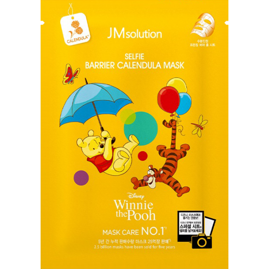 Успокаивающая тканевая маска-селфи с календулой JMsolution Disney Selfie Barrier Calendula Mask