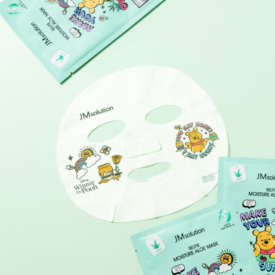 Тканевая маска-селфи с экстрактом алое вера JMsolution Disney Selfie Barrier Moisture Aloe Mask
