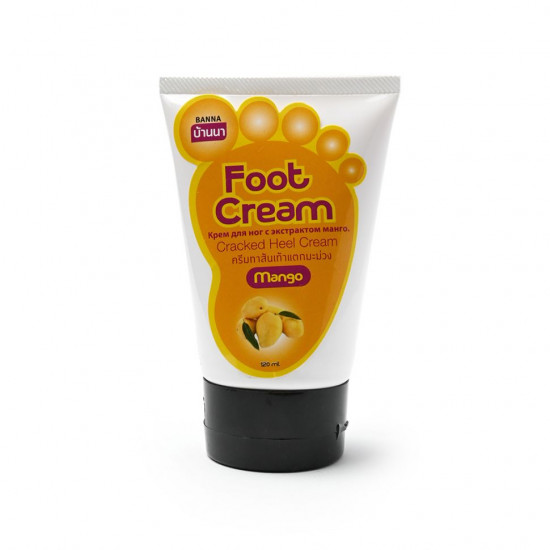 Увлажняющий крем для ног с экстрактом манго Banna Foot Cracked Heel Cream Mango